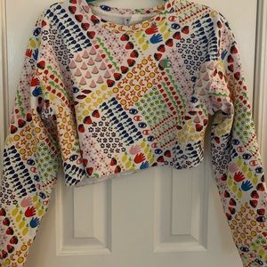 CROPPED CHAMPION CREWNECK